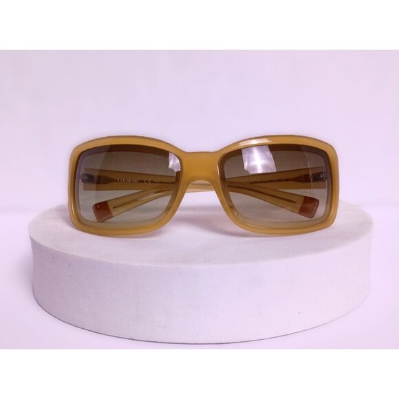 DKNY DY4002 3028/13 62-16-120 Honey with Brown Fade Lens Wrap Sunglasses - Picture 1 of 13